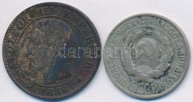 Vegyes: Franciaország / II. Császárság 1856BB 5c Br "III. Napóleon" + Szovjetunió 1928. 20...
