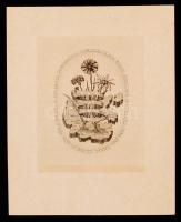 Hubert Woyty-Wimmer (1901-1972): Ex libris: III Birodalom 1939. Rézmetszet, papír,  jelzés nélkül, 9×7 cm