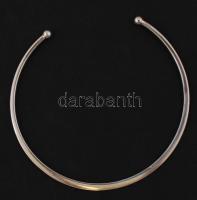 Agatha ezüst(Ag) nyakpánt, jelzett, 40 g