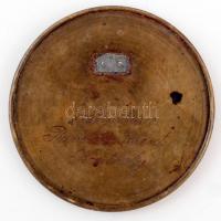 1925 Szent Család, Ranolder Intézet, Keszthely, plakett, jelzés nélkül, d: 7 cm