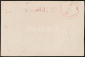 cca 1930 Irrdenta kártya képeslap méretben