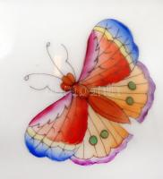 Herendi fedeles váza, kézzel festett, jelzett, hibátlan, m:24 cm/ Herend Victoria vase with top, han...