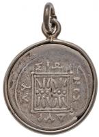 Illíria / Dürrachium Kr. e. 250-200. Leónidasz és Lüszionosz Drachma Ag, keretben füllel (Br:4,2g) T...