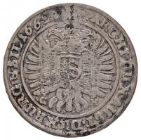 Német Államok / Szilézia-Liegnitz-Brieg 1662G-H 15kr Ag "I. Lipót" (5,85g) T:2- ph.
German...