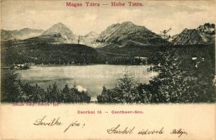 Tátra, Csorba-tó; Divald Adolf / lake  (EK)