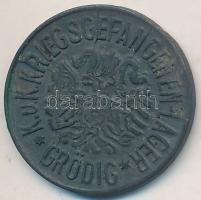 Ausztria / Grödig hadifogolytábor ~1914. 2h Zn T:2,2-
Austria / Grödig P.O.W. camp ~1914. 2 Heller Z...