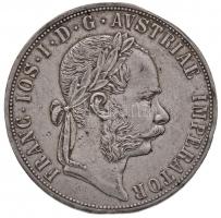 Ausztria 1882. 2Fl Ag &quot;Ferenc József&quot; T:2- erős ph. Austria 1882. 2 Florin Ag &quot;Franz Joseph&quot; C:VF intense edge error Krause KM# 2232