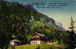 Tátra, Tarpataki völgy, Zerge szálló, Reiner emlék / valley, hotel, monument