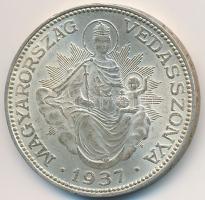 1937. 2P Ag "Madonna" T:1-
Adamo P7