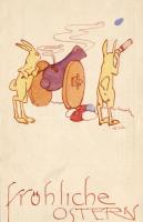 Ostergruss Handgemahlt