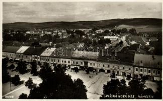 Igló, Simkovits üzlete / square, shops (cut)