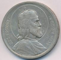 1938. 5P Ag "Szent István" T:2 patina
Adamo P8.1