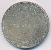 1938. 2P Ag "Madonna" T:2- patina Adamo P7