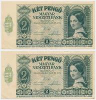 1940. 2P (2x) sorszámkövetők T:II- Adamo P2