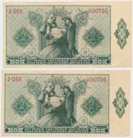 1940. 2P (2x) sorszámkövetők T:II-
Adamo P2