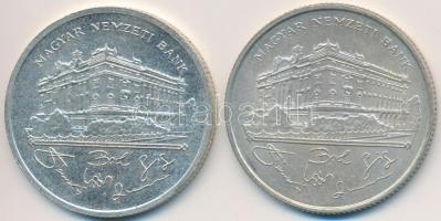 1992-1993. 200Ft Ag "MNB" (2x) T:2,2-