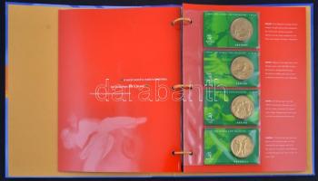 Ausztrália 2000. "Sydney Olimpia" Al-Zn-Br 28klf emlékérem, mind tanúsítvánnyal, leírással...