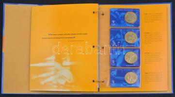 Ausztrália 2000. "Sydney Olimpia" Al-Zn-Br 28klf emlékérem, mind tanúsítvánnyal, leírással...