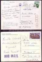 Radó Sándor földrajztudós és kém aláírása 2 db levelezőlapon