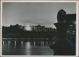 cca 1930 Korabeli fotó: Budai vár, 13x18cm