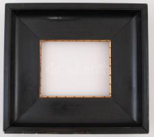 Antik festett fa képkeret, apró hibával, belső:22×18,5 cm, külső:38×34 cm