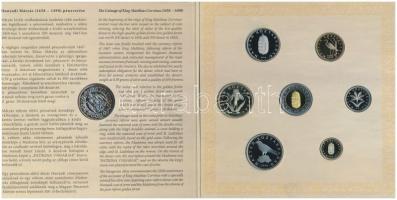 2008. 1Ft-100Ft 7klf db + Mátyás denár Ag fantáziaverete "Reneszánsz emlékév" dísztokos sz...