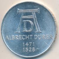 NSZK 1971D 5M Ag "Albrecht Dürer" T:2
FRG 1971D 5 Mark Ag "Albrecht Dürer" C:XF