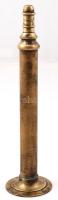 Régi borszesz égő, réz, jelzett (Magy.Szab: 777), m:22,5 cm