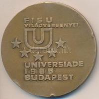 Vincze Dénes (1914-1972) 1965. "FISU Világversenyei Universiade 1965 Budapest" Br emlékérem (55mm) T:2 kis ph.