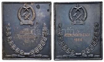 1952. "Honvéd Sportversenyek / Bem kupa emlékérem 1952." fém plakett. Szign.:Jákfalvy (60x...