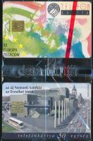 1992-98 '92 Europa Telecom telefonkártya, bontatlan, 120 egység+ Alapkőletétel az új Nemzeti Színház az Erzsébet téren telefonkártya, bontatlan, 50 egység