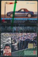 1995-97 Ayrton Senna telefonkártya, bontatlan, 20 egység+Z3 Roadster telefonkártya, bontatlan, 20 egység