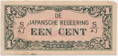 Holland Kelet-India / Japán megszállás 1942. 1c T:II-,III Netherlands East Indies / Japanese occupation 1942. 1 Cent C:VF,F
