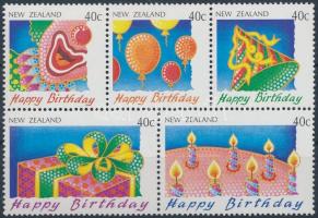 Greeting Stamp block of 5, Üdvözlőbélyeg ötöstömb