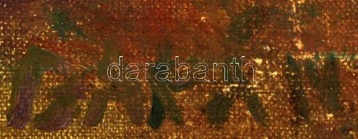 Bakányi jelzéssel: Felkel a Nap, olaj, vászon, 59,5×79,5 cm