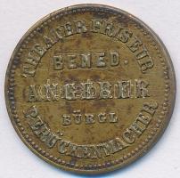 Ausztria / Bécs DN "Paróka készítő" Cu zseton T:2- Austria / Vienna ND "Perückenmacher" Cu token C:VF