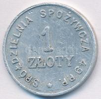 Lengyelország DN 1Zl Al zseton T:2- Poland ND 1 Zloty Al "Spóldzielnia Spozywcza" C:VF