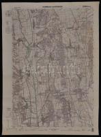 cca 1900 Katonai térképek: Szarvas, Baja, Törökkanizsa, Alsópáhok, Bozovics, Kaposvár 8 db / cca 191...