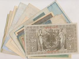Német Birodalom / Weimari Köztársaság / Német 3. Birodalom / NDK 1908-1971. 30db-os vegyes bankjegy ...