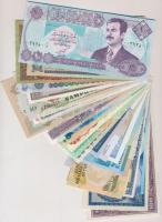 30db-os vegyes magyar és külföldi bankjegy tétel, főleg külföldi T:vegyes 30pcs of various banknotes C:mixed