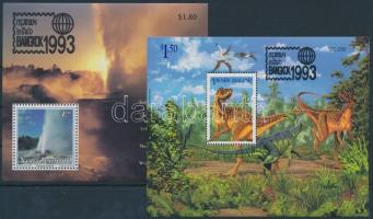 Nemzetközi bélyegkiállítás blokkpár, International Stamp Exhibition block pair
