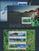 Tájak 7 db bélyegfüzet lap 4 db stecklapon Landscapes 7 stamp booklet sheets