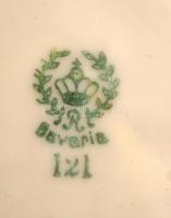Bavaria csésze és alj, matricás, jelzett, hibátlan