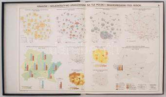 Atlas miasta Krakowa. Atalas of the City of Cracow. Warszawa - Wrocław, 1988, Państwowe Przedsiębior...