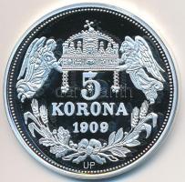 DN "Királyi koronák / 1909. 5K - I. Béla" Ag emlékérem tanúsítvánnyal (20g/0.999/38,61mm) ...