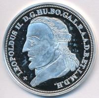 DN "Királyi koronák / 1909. 5K - II. Lipót" Ag emlékérem tanúsítvánnyal (20g/0.999/38,61mm...