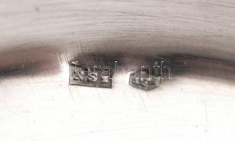 Ezüst (Ag.) tálka, jelzett, d: 11 cm, nettó 42 g