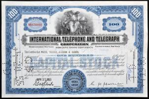 Amerikai Egyesült Államok / Pennsylvania 1947. "Scranton-i Elektromos Művek" 100 részvénye...