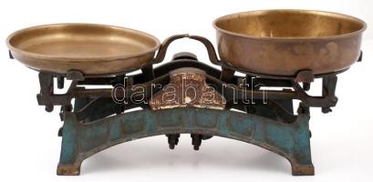 Salgótarjáni áttételes, fém háztartási mérleg