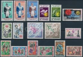 1963-1965 17 stamps, 1963-1965 17 db bélyeg, közte teljes sorok
